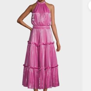 Elliatt Teagen Pink Iridescent Midi Dress